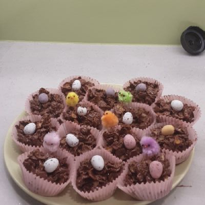 Making Easter Nests